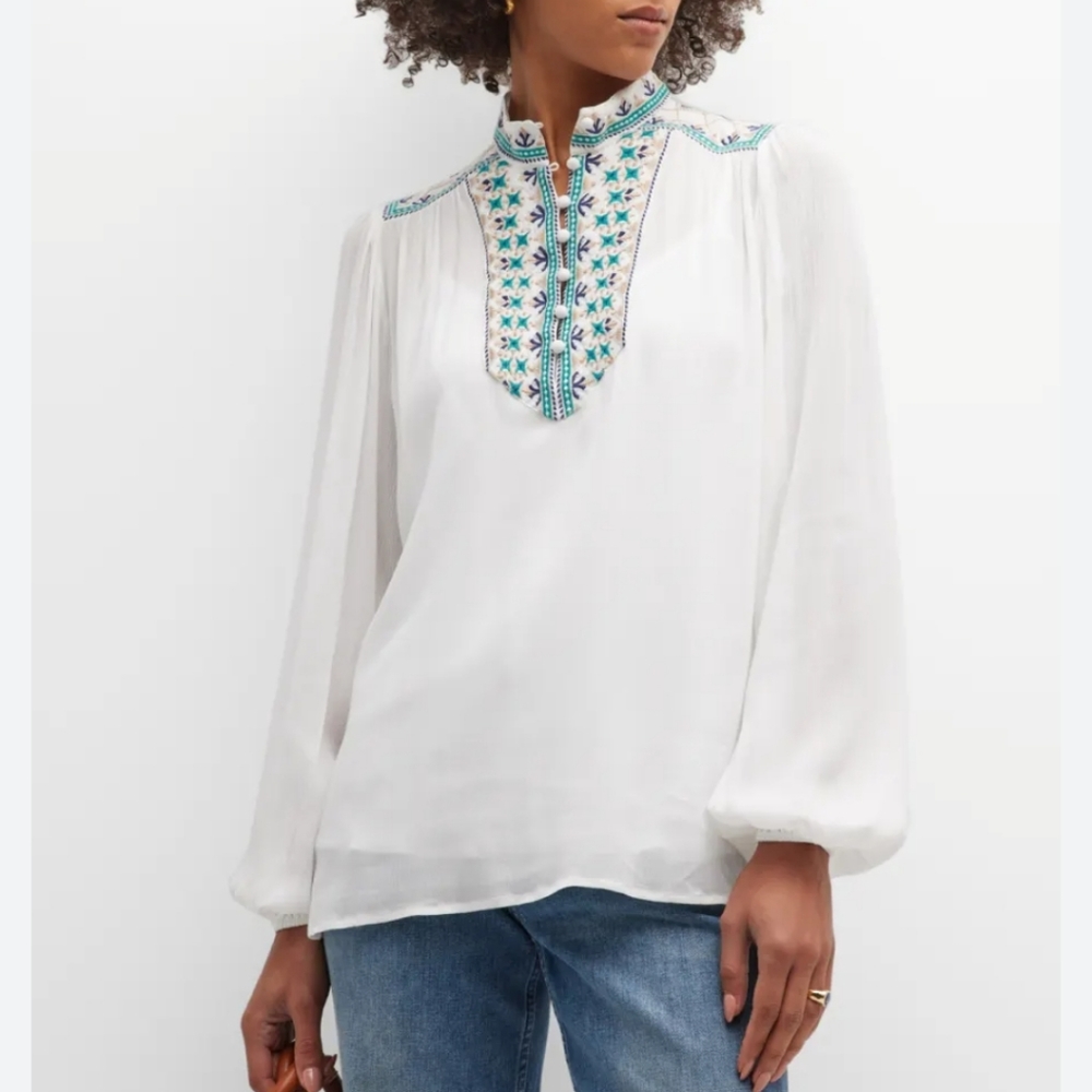 NWT JOHNNY WAS BLOUSE  Medium